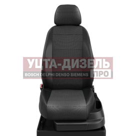 Изображение раздела авточехлы газель next (3 высоких) экокожа-жаккард черные комплект avtolider
