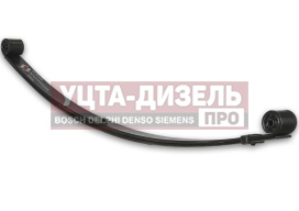 Изображение раздела рессора газ-2705,32213,33021 передняя (2 листа) с укор.ушком 2 листа с шарнирами l=1566мм чмз