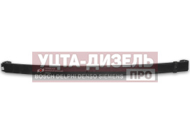 Изображение раздела рессора газ-2705,32213,33021 передняя (2 листа) с укор.ушком 2 листа с шарнирами l=1566мм чмз