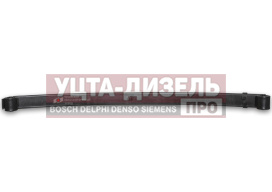 Изображение раздела рессора газ-2705,32213,33021 передняя (2 листа) с укор.ушком 2 листа с шарнирами l=1566мм чмз