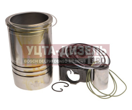 Изображение раздела гильза с поршнем камаз с пальцем и кольцами federal mogul (оао камаз)
