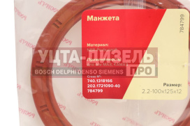 Изображение раздела сальник маз кпп-202 вала вторичного 2.2-100х125х12 росичъ