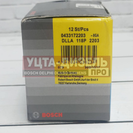 Изображение раздела распылитель bosch dlla118p2203 0433172203