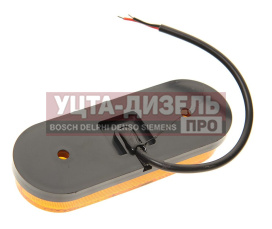 Изображение раздела фонарь габаритный желтый 12/24v светодиодный с проводом техавтосвет