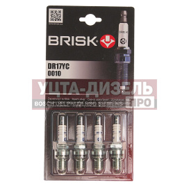 Изображение раздела свеча зажигания змз-40524 евро-3 brisk dr17yc super комплект