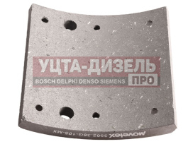 Изображение раздела накладка тормозной колодки jac n120 (20-) камаз компас-12 задней (1шт.) movelex