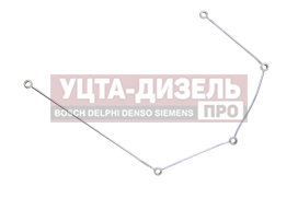 Изображение раздела трубка топливная камаз-евро-3 дренажная форсунок левая кмд