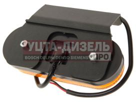 Изображение раздела фонарь габаритный желтый 12/24v светодиодный с проводом и кронштейном техавтосвет