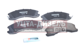 Изображение раздела колодки тормозные jac n35,56 камаз компас-5 передние (4шт.) marshall