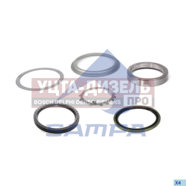 Изображение раздела ремкомплект камаз-5490 mercedes ступицы (сальники,прокладки,кольца) sampa
