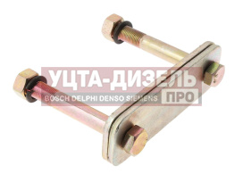 Изображение раздела серьга газ-3302 рессоры в сборе (2 щеки, 2 болта,без сайлентблоков) на 1 рессору