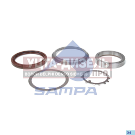 Изображение раздела ремкомплект камаз-5490 mercedes ступицы (обойма,сальник,прокладка,кольца) sampa