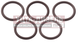 Изображение раздела кольцо уплотнительное камаз-5490 mercedesactros форсунки 0445120123 (по5шт) резин.ан.f00rj01026 азпи