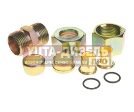 Изображение раздела ремкомплект трубки тормозной пластиковой d=16х1.0 (2гайки,2штуцера,2втулки,преходник-трубка)