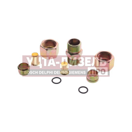 Изображение раздела ремкомплект трубки тормозной пластиковой d=12х1.0 (2гайки,2штуцера,2втулки,преходник-трубка)