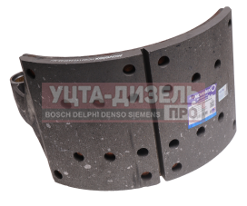 Изображение раздела колодки тормозные shacman shaanxi x3000 камаз с накладками (1шт.) (мост hdz300) movelex