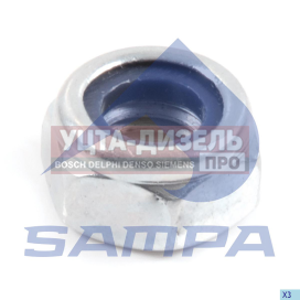 Изображение раздела гайка стремянки камаз-5490 man (m10x1.5) sampa