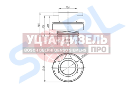 Изображение раздела муфта сцепления камаз-евро-2 mfz-430 в сборе (аналог sachs) sorl