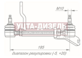 Изображение раздела тяга камаз-5490 привода кпп задняя в сборе rostar