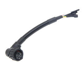 Изображение раздела разъем фонаря заднего байонет amp (вилка 6 контактов с проводами) l-образный ges auto