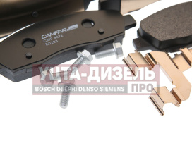 Изображение раздела колодки тормозные газель next-c41r92 задние дисковые (4шт.) с пластинами campar