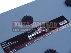 Изображение раздела аккумулятор kortex truck 240а/ч обратная полярность