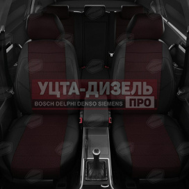 Изображение раздела авточехлы газель next (1 низкий, 2 высоких) экокожа-жаккард красная точка комплект avtolider