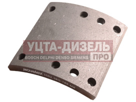 Изображение раздела накладка тормозной колодки jac n120 (20-) камаз компас-12 задней (1шт.) movelex