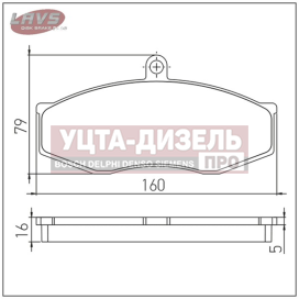 Изображение раздела колодки тормозные зил-5301 передние (4шт.) lavs