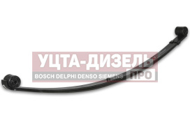 Изображение раздела рессора газ-2705,32213,33021 передняя (2 листа) с укор.ушком 2 листа с шарнирами l=1566мм чмз