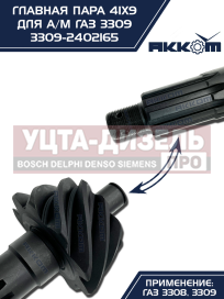 Изображение раздела пара главная газ-3309 41х9 акком