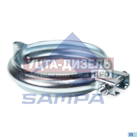 Изображение раздела хомут volvo fh турбокомпрессора (d=102) sampa